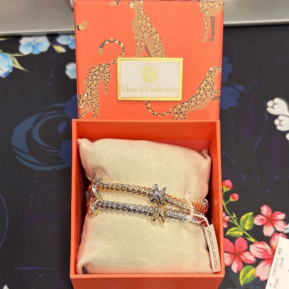 House of Harlow 1960 Jewelry - House of Harlow 1960 Gold and Silver Chain Bracelet